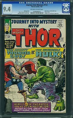 Journey Into Mystery 112 CGC 94 NM Thor Hulk Battle Classic Cover