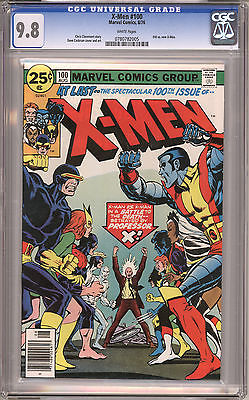 Uncanny XMen 100 CGC 98 White Pages Aug 1976 Marvel