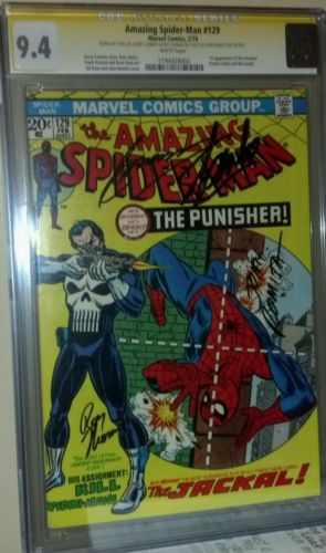 The Amazing SpiderMan 129 SS CGC 94 WLeeRomitaConwayThomas 1st Punisher 