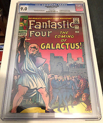 FANTASTIC FOUR 48  CGC 90  WHITE PAGES  1ST SILVER SURFER 1ST GALACTUS