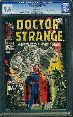 Doctor Strange 169 CGC 96 NM White Pgs  Silver Age Key 1st Dr in own title