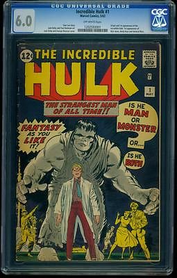 Incredible Hulk 1 CGC 60 OW Silver Age Key Marvel Comic Hi Grade Grail LK 