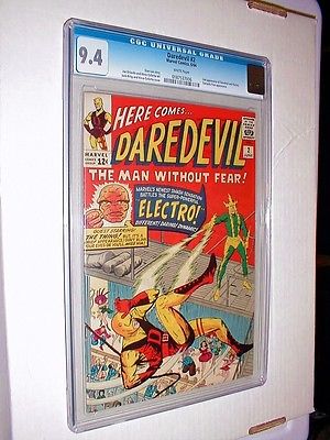 DAREDEVIL 2 CGC 94 WHITE PAGES 2ND APP DD AND 2ND APP ELECTRO