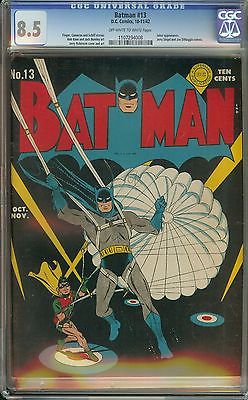 BATMAN 13 CGC 85 OWWH APGES  JOKER APPEARANCE