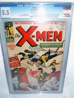 XMEN 1 CGC 55 OWWHITE PAGES ONE DAY AUCTION