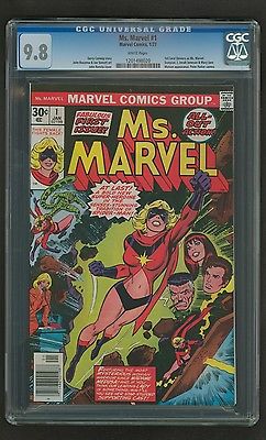 Ms Marvel 1 CGC 98 1st Carol Danvers as Ms Marvel 1977 Marvel id 14193