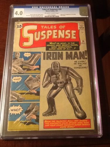 TALES OF SUSPENSE 39 0363 URESTORED CGC VG 40 1ST APP IRON MAN