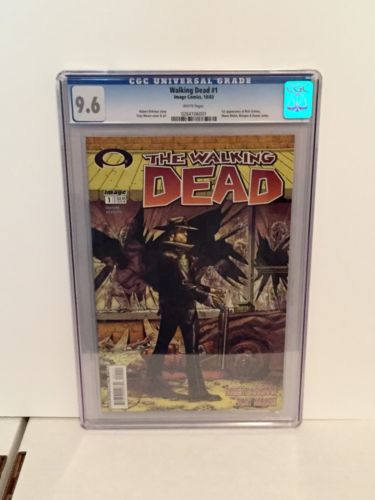 THE WALKING DEAD 1 CGC 96 1ST APPEARANCE RICK GRIMES WHITE PAGES