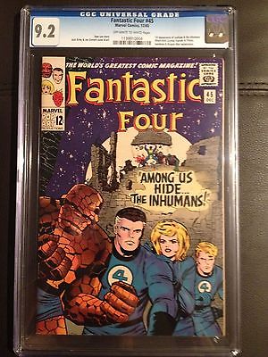 Fantastic Four 45 CGC 92 NM1st Inhumans and Black Bolt