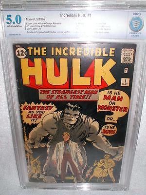 INCREDIBLE HULK 1CBCS 50 OWWHITE PAGES LIKE CGC