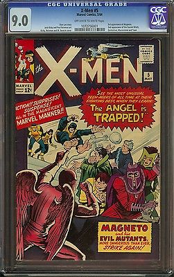 XMen 5 CGC 90 VFNM  Second Scarlet WitchQuicksilver  High Grade Key