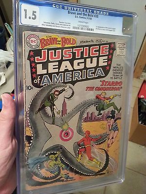 Brave and the Bold 28 CGC 15 Looks much nicer 1st Justice League and Starro