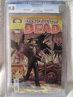 THE WALKING DEAD 1 FIRST PRINT CGC 98 IMAGE COMICS