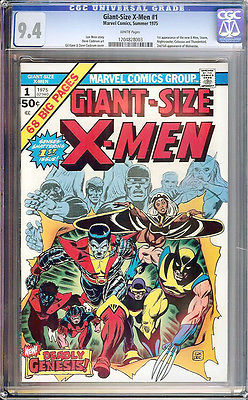 GiantSize XMen Comic 1 CGC 94 NM 1st Appearance Storm Cyclops Nightcrawler