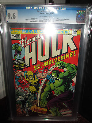 Hulk 181 cgc 96 OWW pgs HOT