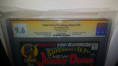 The only Supermans Pal Jimmy Olsen 134 highest SS CGC 96 1st app of Darkseid