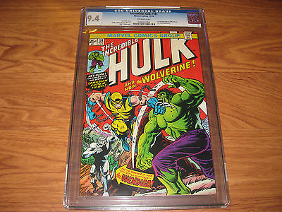 The Incredible Hulk 181 Nov 1974 Marvel CGC Graded 94  1st app Wolverine 