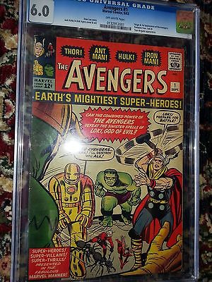 Marvel Avengers 1 CGC 60 OW Hulk Iron Man Thor AntMan Loki Wasp