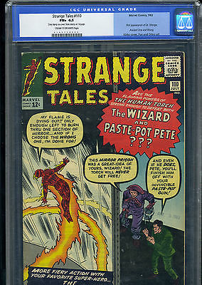 STRANGE TALES 110 CGC 65 1ST DOCTOR STRANGE LARGE SCANS HOT BOOK