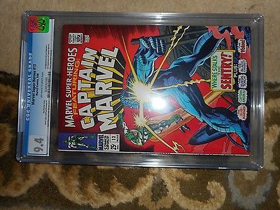 Marvel SUperHeroes 13 CGC 94 OWW pages 1st Carol Danvers 2nd Captain Marvel