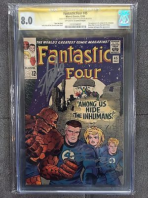 Fantastic Four 45 CGC 80 1st Inhumans NO RESERVE Silver Age movie KEY