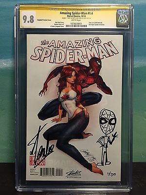 Amazing Spiderman CGC 98 Campbell Variant wStan Lee SKETCH  Bonus Copy 14