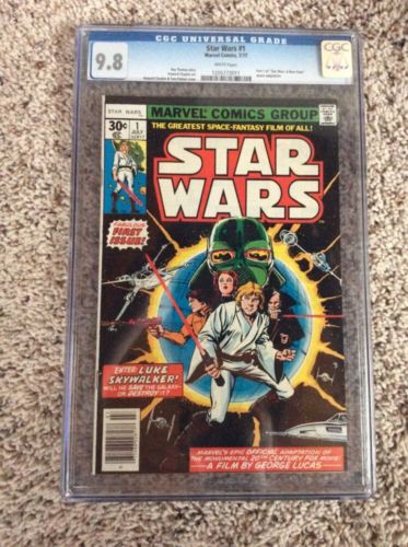 Marvel STAR WARS 1 CGC 98 WHITE PAGES A New Hope Adaptation 1ST PRINT 1977
