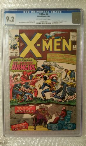 XMen 9 CGC 92 3 DAY NO RESERVE 1st XMen with Avengers 1st App Lucifer