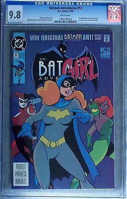 BATMAN ADVENTURES 12 CGC 98 1st HARLEY QUINN White Pages WP