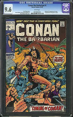 Conan the Barbarian 1 CGC 96 NM Origin 1st app Conan 1st app King Kull