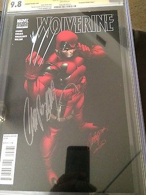 Wolverine 1 CGC 98 SS Campbell dead pool variant