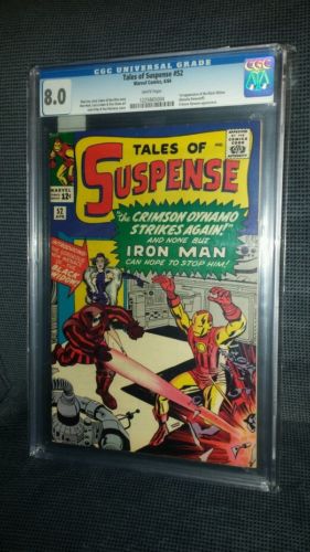 Tales of Suspense 52 CGC 80 WH Apr 1964 Marvel 1st Black Widow