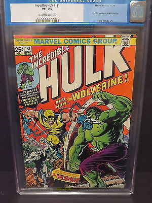 INCREDIBLE HULK 181 November 1974 CGC 75