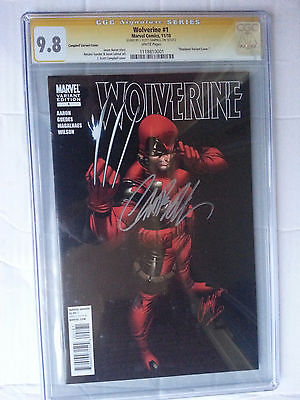 Wolverine 1 CGC 98 SS Campbell dead pool variant
