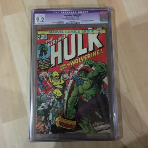 RARE 92 Graded CGC Incredible Hulk 181