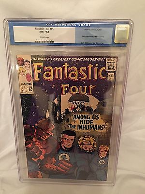 Fantastic Four 45 CGC 92 First InHumans