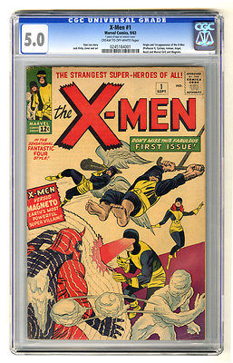 XMen 1 CGC 50 Origin and 1st appearance of the XMen  1963