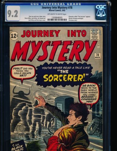 Journey Into Mystery  78 Dr Strange prototype CGC 92 OWW Highest Graded