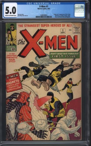 XMen  1  1st XMen  Magneto CGC 50 CREAMOW Pgs