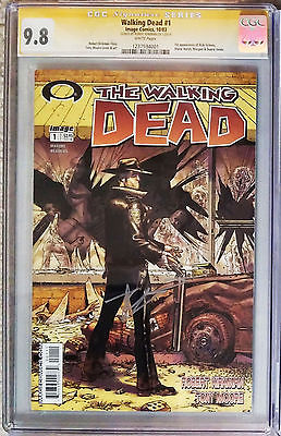 WALKING DEAD 1 CGC 98 Signature Series ROBERT KIRKMAN GREAT INVESTMENT Image