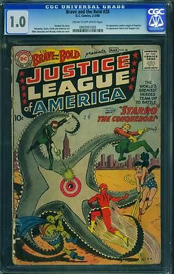 BRAVE AND THE BOLD 28 CGC 10  1ST JUSTICE LEAGUE  CGC  CBCS