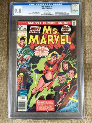 Ms Marvel 1 Cgc 98 White Pages