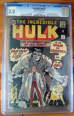 Incredible Hulk 1  CGC 30 1st Appearance and Origin of Hulk 