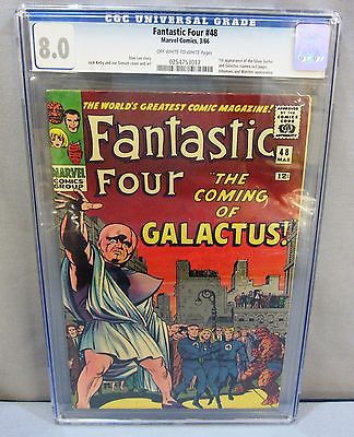 FANTASTIC FOUR 48 1st Silver Surfer  Galactus CGC 80 VF Marvel Comics 1966