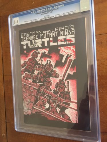 Teenage Mutant Ninja Turtles 1 CGC 85 TMNT 1st Printing White Pages