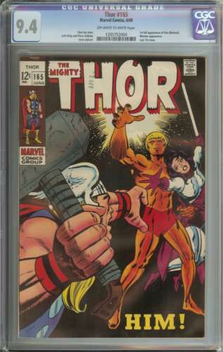 THOR 165 CGC 94 OWWH PAGES