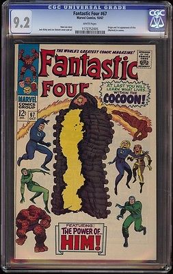 Fantastic Four  67 CGC 92 White 1st appearance of Warlock