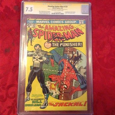 The Amazing SpiderMan 129 Feb 1974 Marvelcgc ss Stan Lee  Gerry Conway 