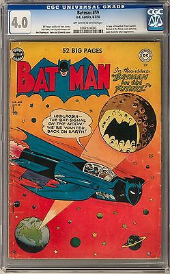 Batman 59 CGC 40 OWW 1st Appearance of Deadshot Suicide Squad