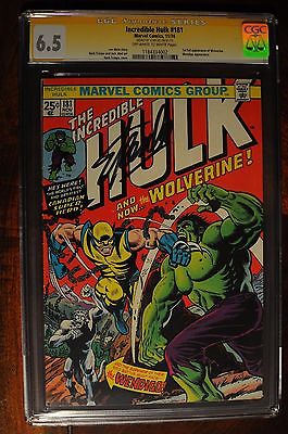 Incredible Hulk 181 Signed By Stan Lee CGC Signature Series 65 